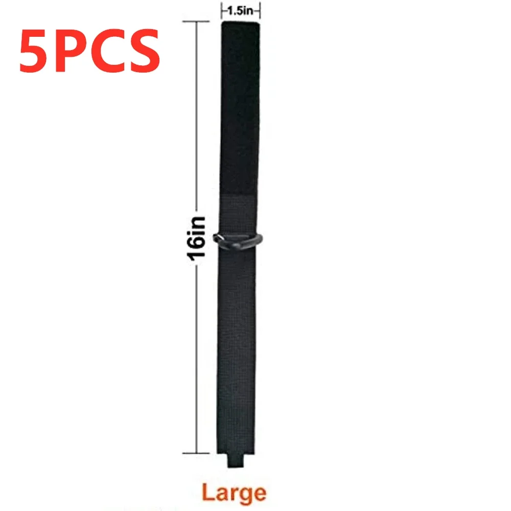 Cord Organizer Holder with Triangle Buckle Wire Manager Power Cord Management Nylon Heavy Cord Storage Straps for Cables Hoses - Image 13