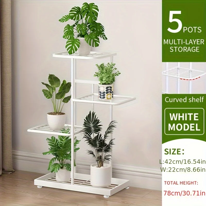Plant stand Stand For Flowers Flower Stand Flowerpot Organizer Iron 4/5/6Layers Plant Holder Storage Shelf Pot Rack Organizer - Image 12