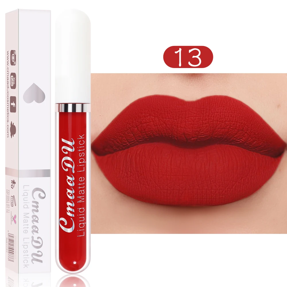Waterproof Long Lasting Matte Lip Gloss Non Stick Cup Liquid lipstick - Image 10