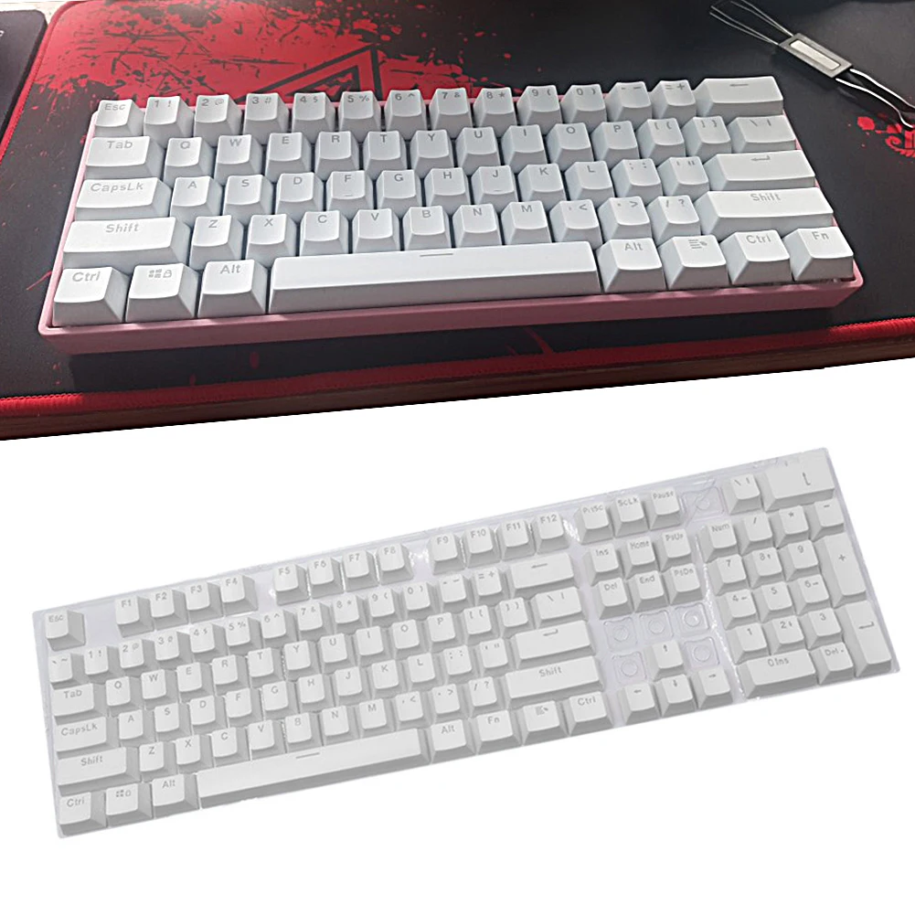 104pcs ABS Universal Mechanical Keyboard Keycaps Desktop Computer Ergonomic Blank Keycaps For Cherry MX Mechanical Keyboard Caps - Image 3