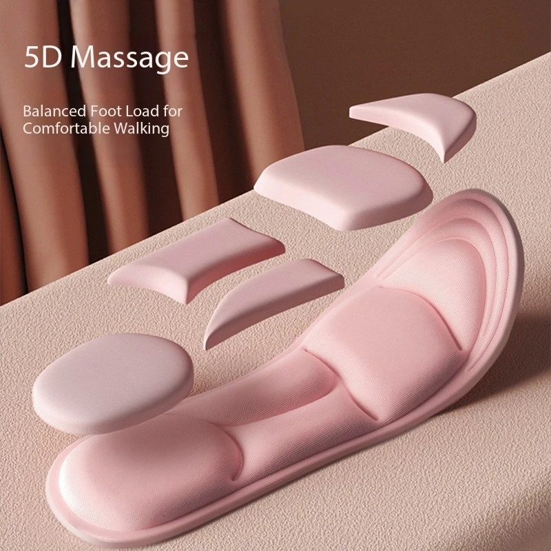 5D Massage Memory Foam Insoles For Shoes Sole Breathable Cushion Sport Running Insoles For Feet Orthopedic Insoles - Image 2