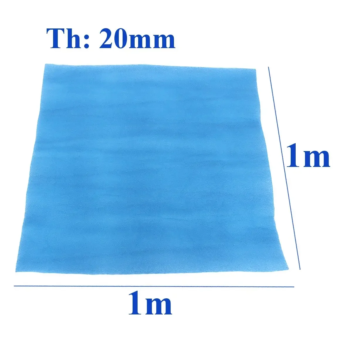 1 Roll 1x1m 20mm Polyester Fiber Air Filter Thickness Paint Shop Car Spray Booth Air Filter Waterproof Material Extraction Panel - Image 2
