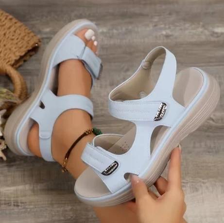 2025 New Summer Sandals Travel Women Shoes New Sandal Sole Durable Sandal Ladies Outdoor Beach Slippers Platform Sandals - Image 7