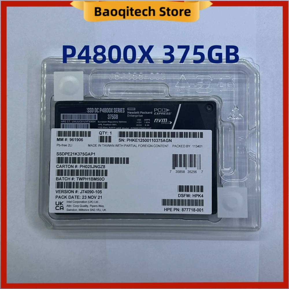 Brand new original P4800X 375G 750G 1.5TB U.2 Ultra Long Life Enterprise Solid State Drive For Intel Aoteng System Disk - Image 7