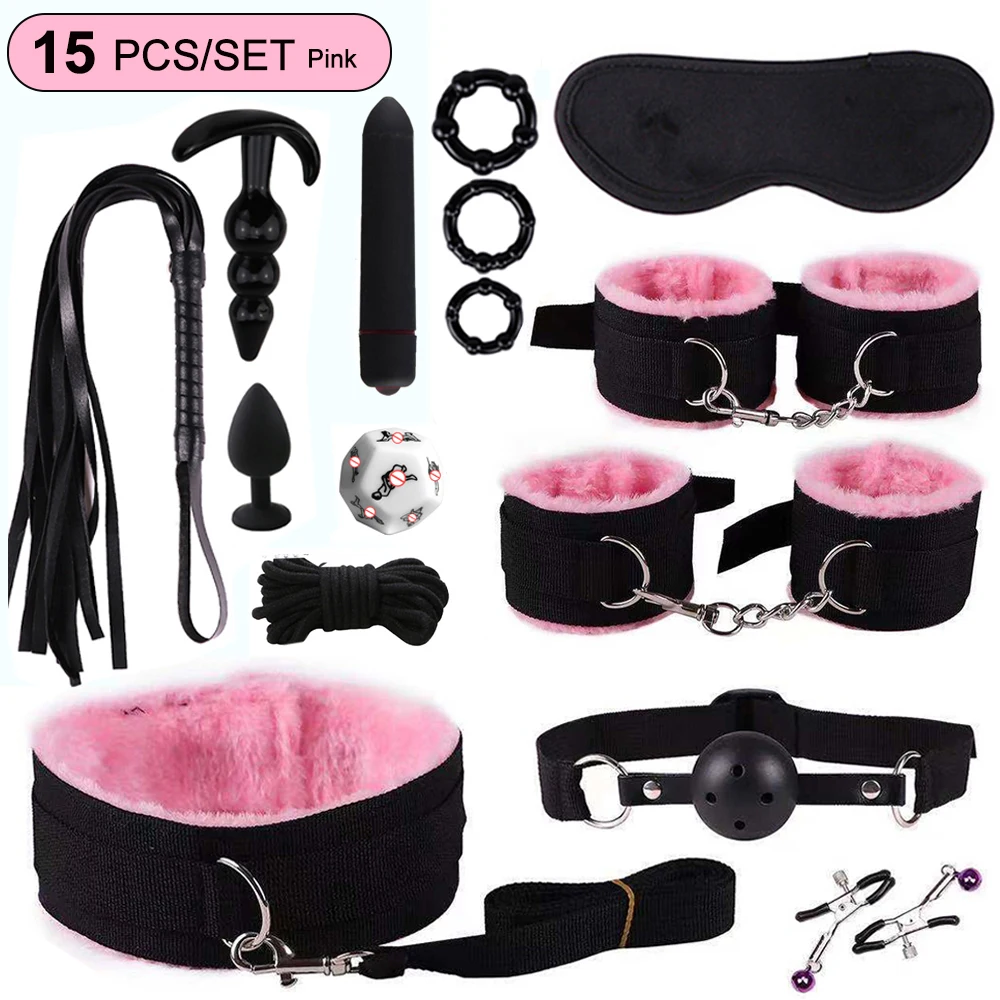 Sex toys for women BDSM sexual couples kit erotic accessories handcuffs for session Anal plug sex game Adult Sexy Toys sexyshop - Image 15