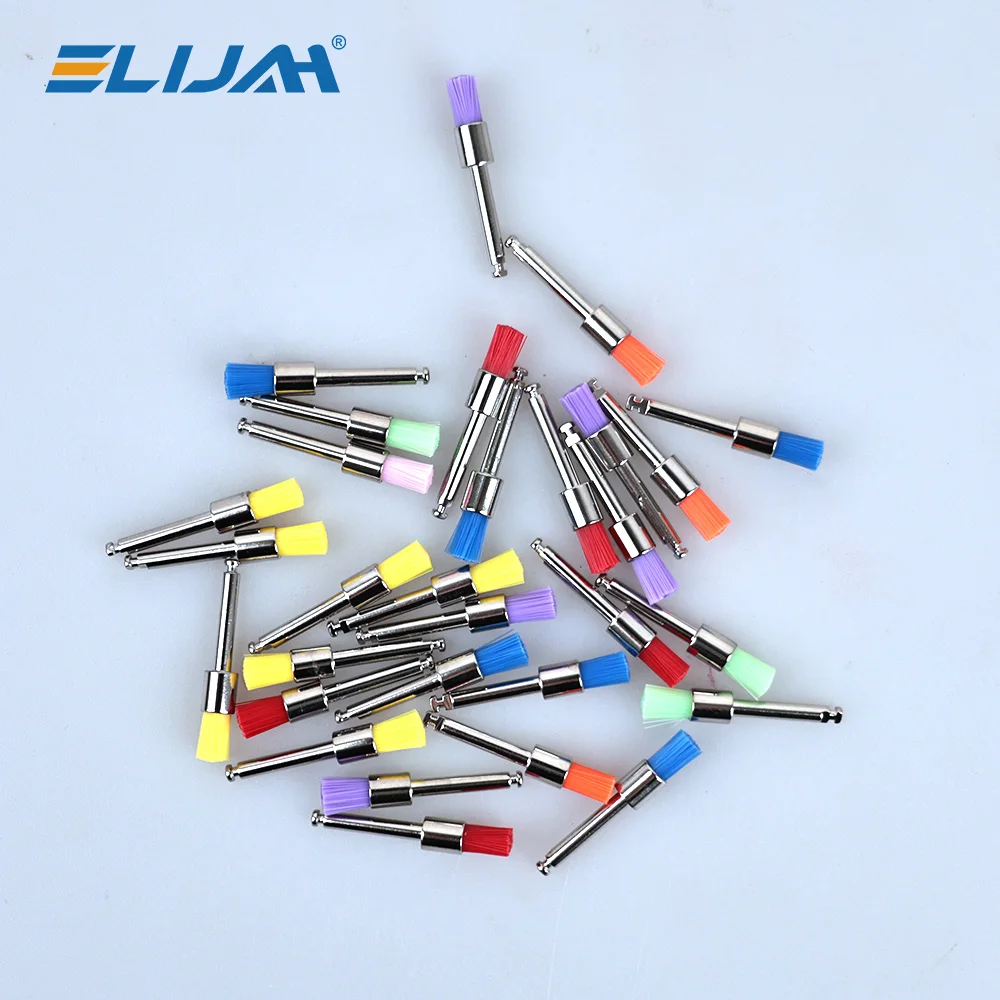 100Pcs/Bag Dental Nylon Polishing Brushes Colorful Prophy Brushes Polishing Polisher RA Shank Dentistry Polisher Accessory - Image 4