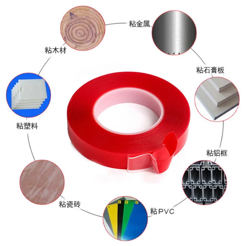 Double Sided Tape Nano Tape 3Meter 3/6/8/10/15/20/25/30Mm Width Transparent Tape Washable Adhesive Nano Traceless Sticker Glue - Image 6