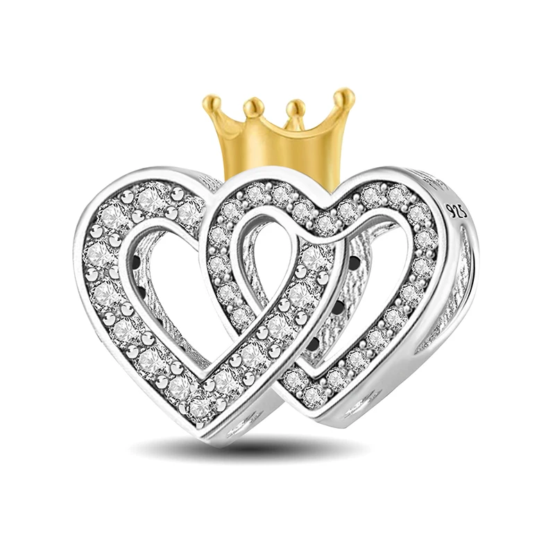 Fit Pan 925 Original Bracelets Love Heart Flower Four Leaf Clover Turtle 925 Silver Charms Beads DIY Birthday Jewelry Gift - Image 8