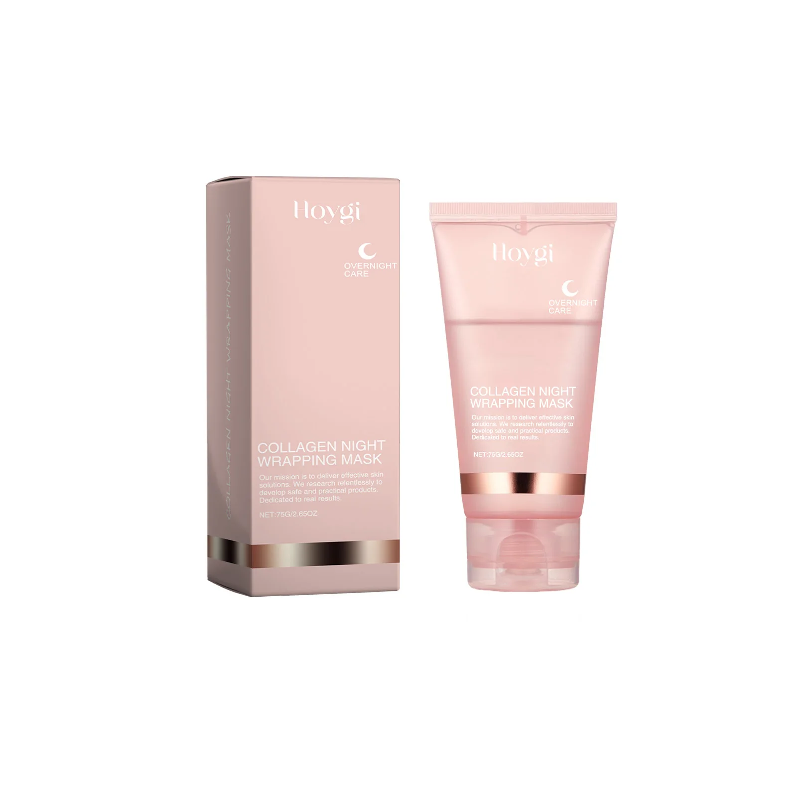 Collagen Peel-off Mask Deep Hydrating Fade Fine Lines Firming Shrink Pores Brightening Overnight Wrapping Mask Face Skin Care - Image 10