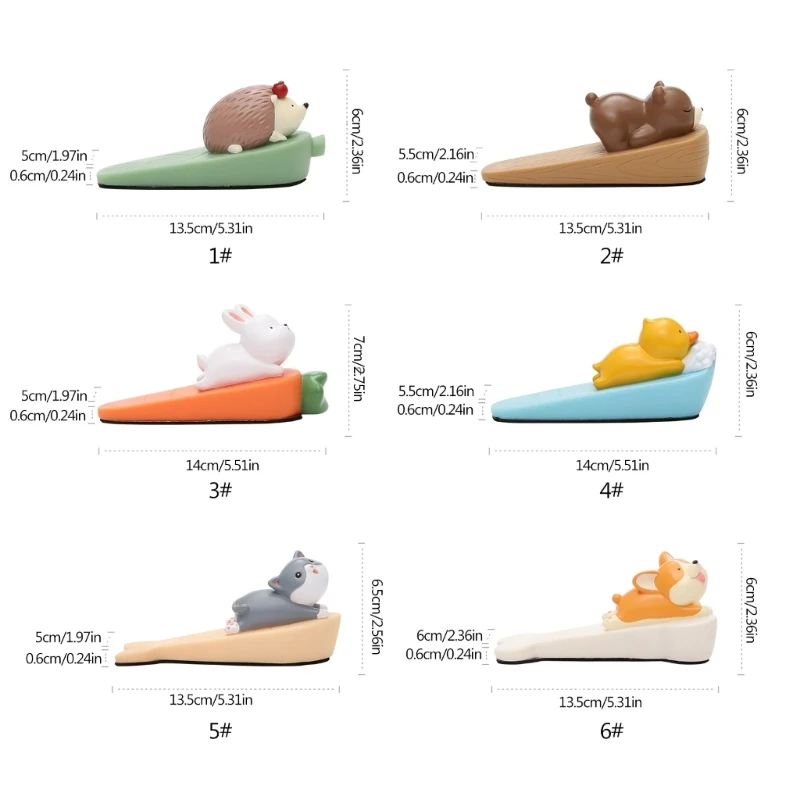 Animal Pattern Safety Protector Door Wedges Keep Your Doors Safe & Stylish Dropship - Image 6