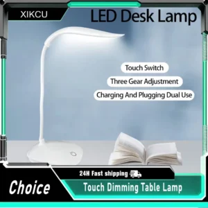 Dormitory Reading the USB Charging LED Lamp That Shield an Eye Beads Three Gears Touch Dimmer Lamp
