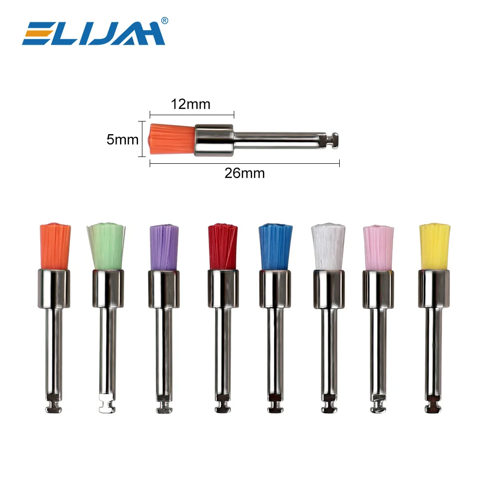 100Pcs/Bag Dental Nylon Polishing Brushes Colorful Prophy Brushes Polishing Polisher RA Shank Dentistry Polisher Accessory - Image 2