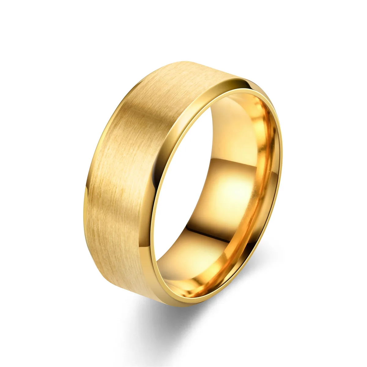 Stainless Steel Tungsten Ring for Men and Women, 6 Colors, Brushed Surface, Wedding Band, Couples Jewelry, Accessories, 8mm - Image 16