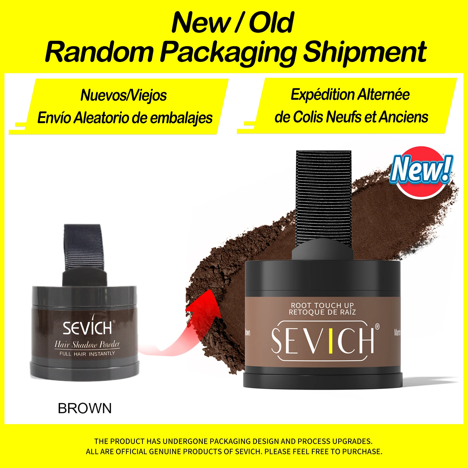 Sevich Hairline Powder 4g Hairline Shadow Powder Makeup Hair Concealer Natural Cover Unisex Hair Loss Product - Image 13