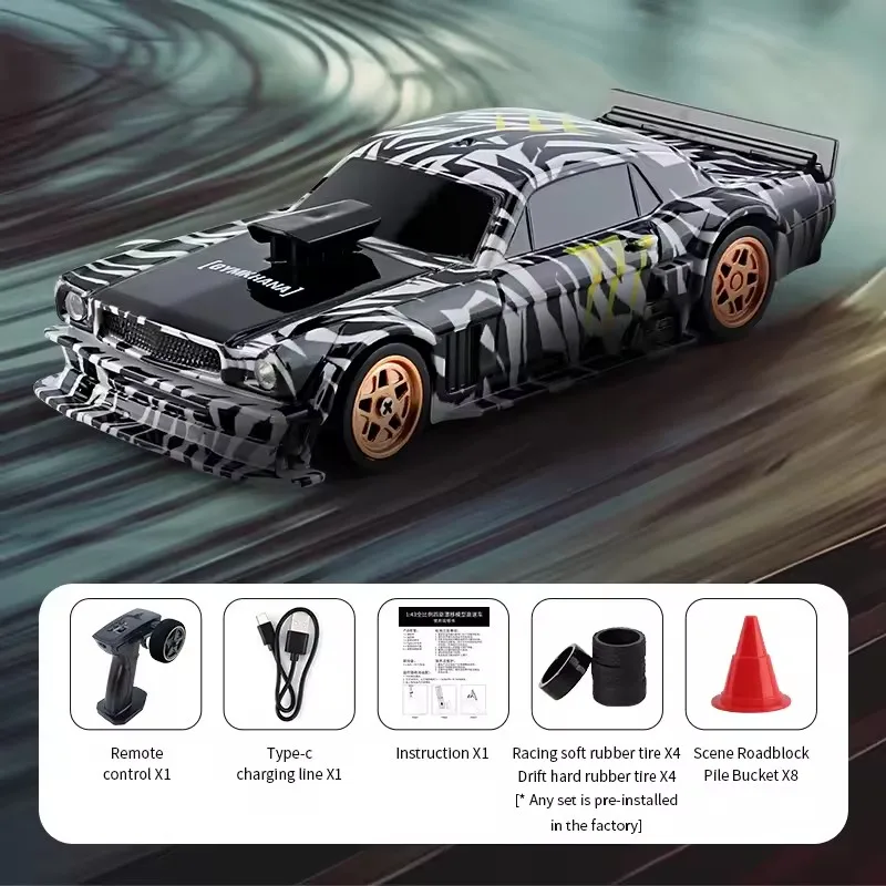 Wireless Remote Control 1: 43 Mini 4wd Drift Remote Control Car Full Scale Professional Rc Racing Boy High Speed Remote Vehicle - Image 5