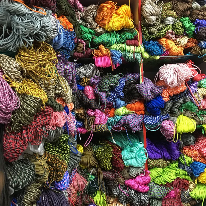 7 Cores 550 Paracord Cord 5 15 30 M Dia.4mm For Outdoor Camping Survival Lanyard Parachute Rope Hiking Tent Accessories - Image 6