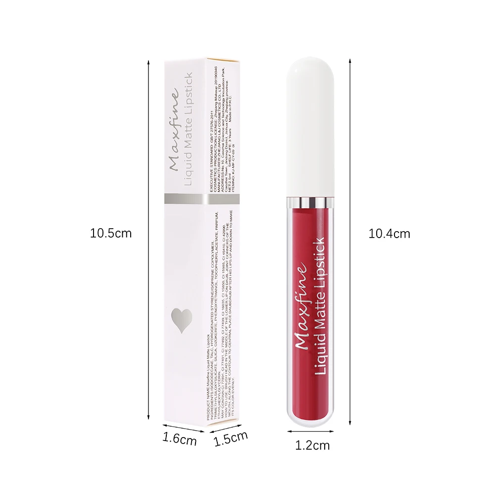 Waterproof Long Lasting Matte Lip Gloss Non Stick Cup Liquid lipstick - Image 6