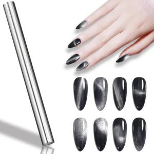 1PC Cat Eye Nail Magnetic Stick Cylindrical Magnet for Cat Eye UV Gel Polish Snowlight Glitter Effect Tools Manicure Design Tool