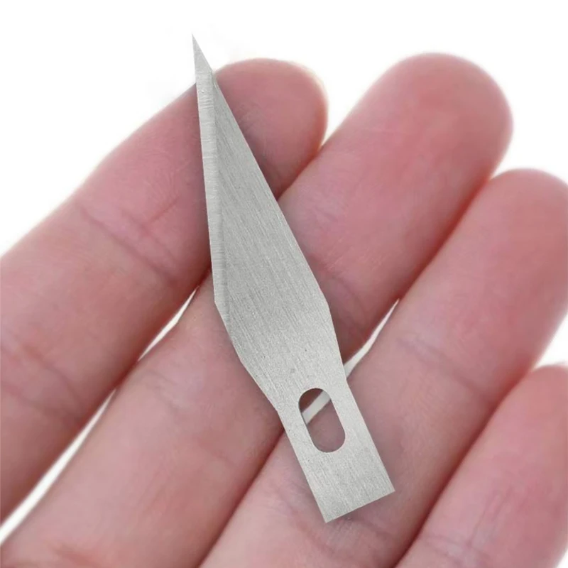 LMDZ 50/100pcs Knife DIY Wood Carving Fruit Food Scalpel Craft Sculpture Cutting Tool Metal Engraving Blades Knifes Wood Carving - Image 3