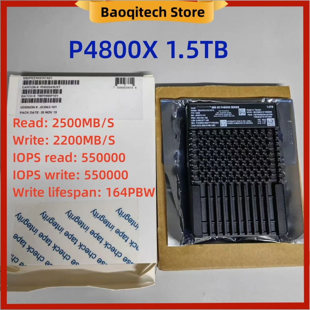 Brand new original P4800X 375G 750G 1.5TB U.2 Ultra Long Life Enterprise Solid State Drive For Intel Aoteng System Disk - Image 9