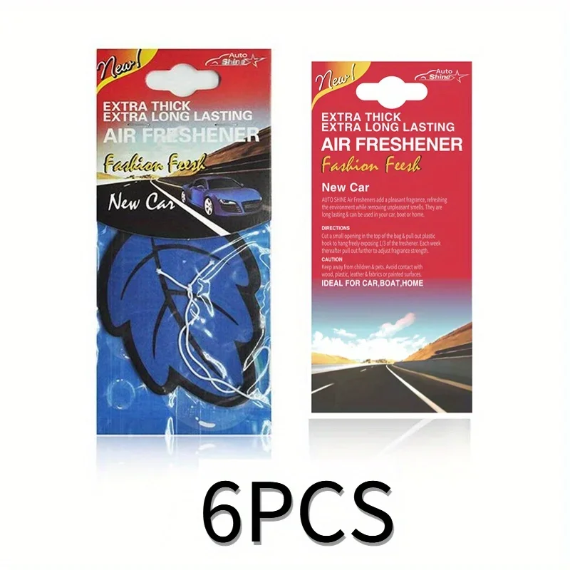 3-60pcs Car Air Freshener Natural Scented Tea Paper Auto Hanging Vanilla Perfume Fragrance Leaf Shape Car Accessories Interior - Image 18