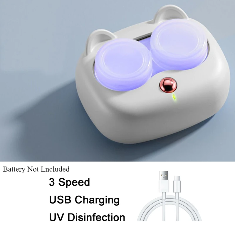 Contact Lenses Cleaner Ultrasonic With Removable Box Remove Tear Protein Cleaning Machine Portable Contact Lenses Case - Image 9