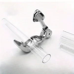 Precision Mini Glass Tubing Cutter - Easy-To-Use, Durable Tool For Cutting Beer & Wine Bottles, Scientific Pipes - Silvery