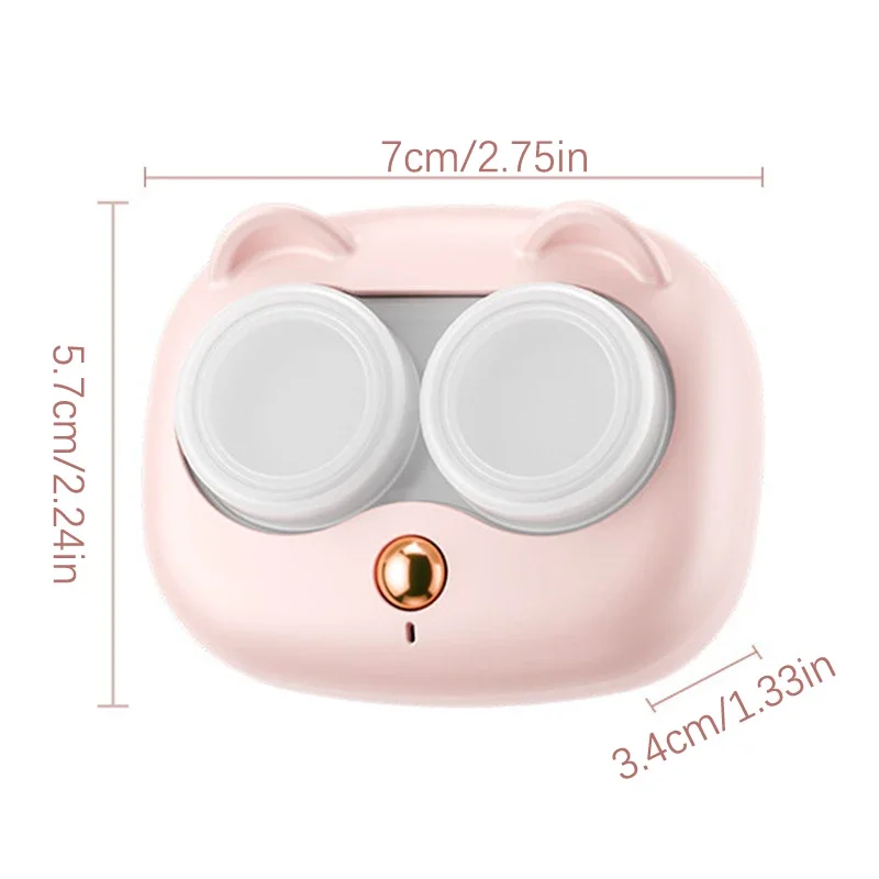Contact Lenses Cleaner Ultrasonic With Removable Box Remove Tear Protein Cleaning Machine Portable Contact Lenses Case - Image 6