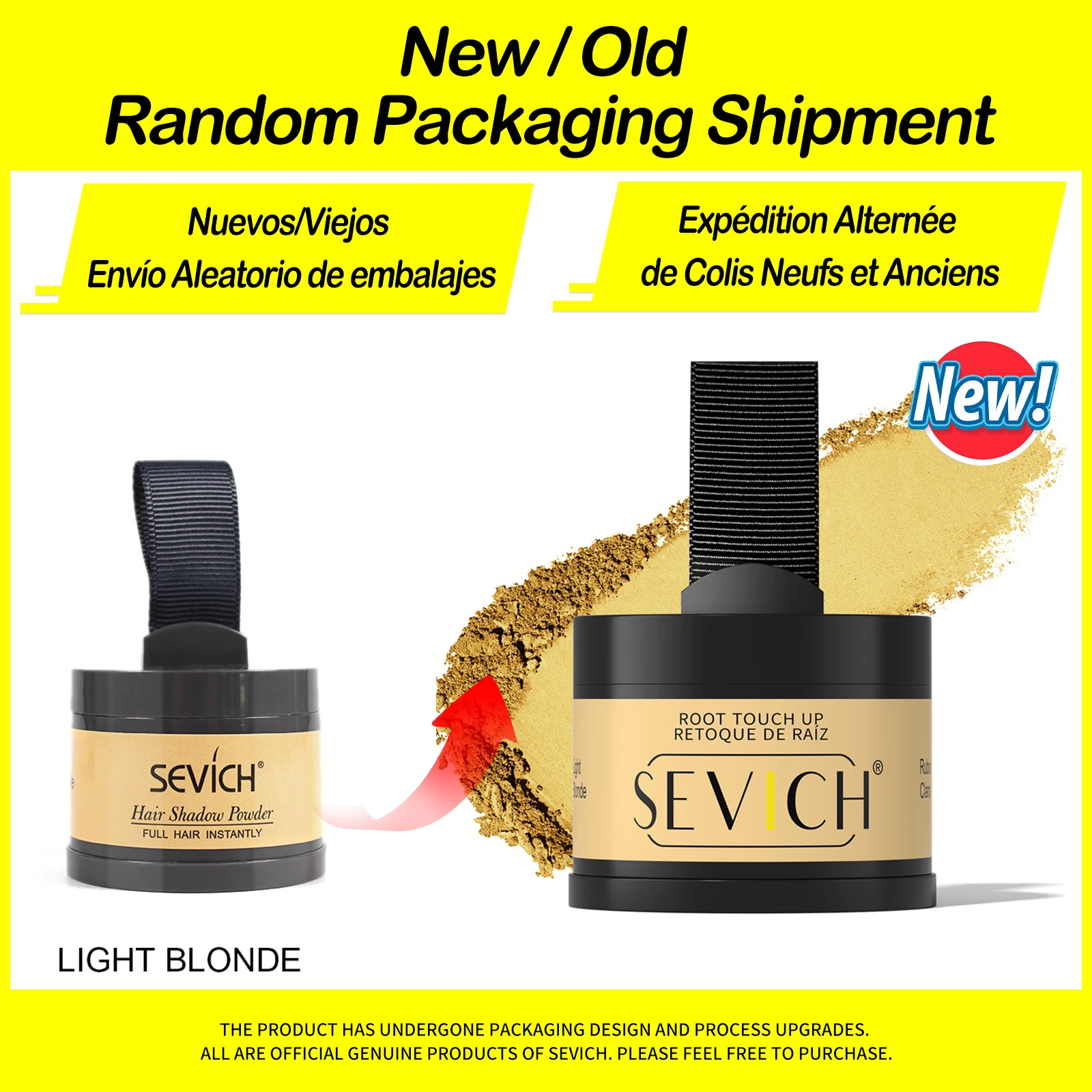 Sevich Hairline Powder 4g Hairline Shadow Powder Makeup Hair Concealer Natural Cover Unisex Hair Loss Product - Image 15