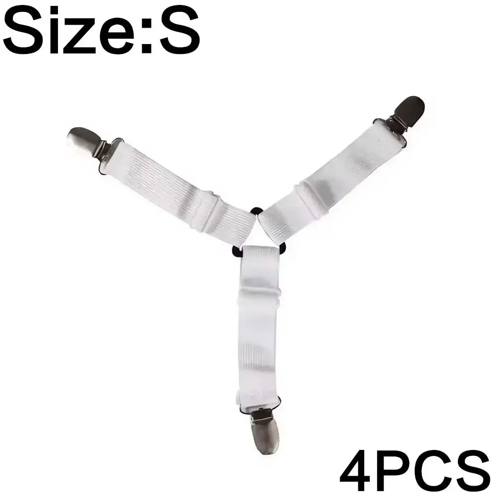 4PCS Double Clip Sheet Fasteners - Versatile Sheet Clips for Bed Sheets and Sofa Covers with Non-slip Adjustment - Image 7