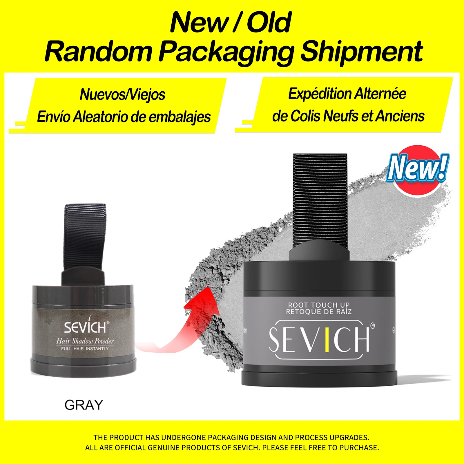 Sevich Hairline Powder 4g Hairline Shadow Powder Makeup Hair Concealer Natural Cover Unisex Hair Loss Product - Image 10