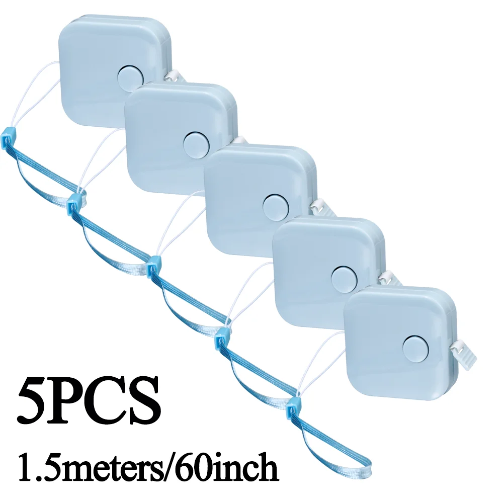 1.5M Portable Tape Measure Small Jewelry measurement Ruler for Weight Loss Medical Body Measurement Tailor Measure Clothes Waist - Image 23