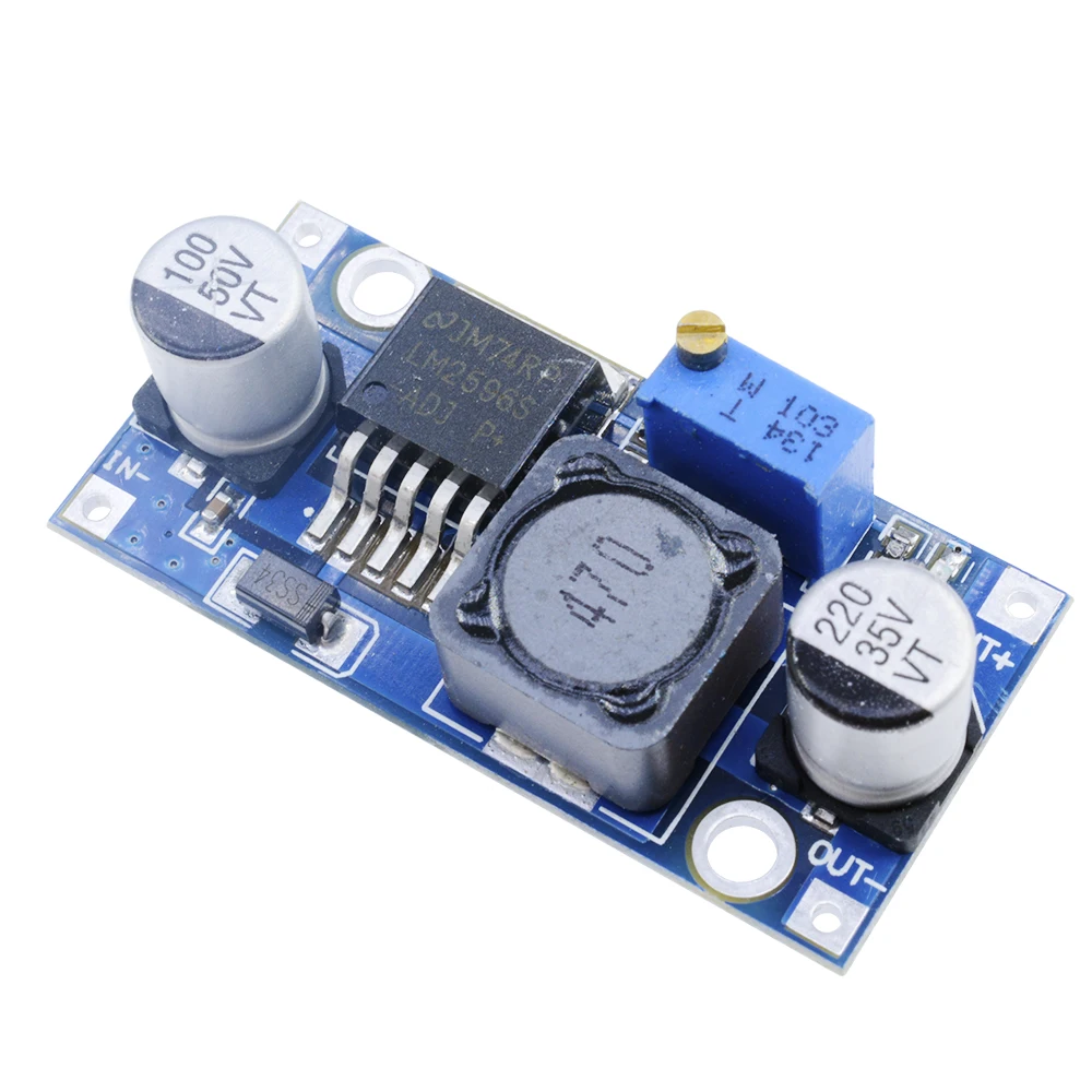 LM2596 DC-DC Adjustable Buck Converter 3.2V~35V to 1.25-35V Power Supply Step Down Voltage Regulator Module - Image 5