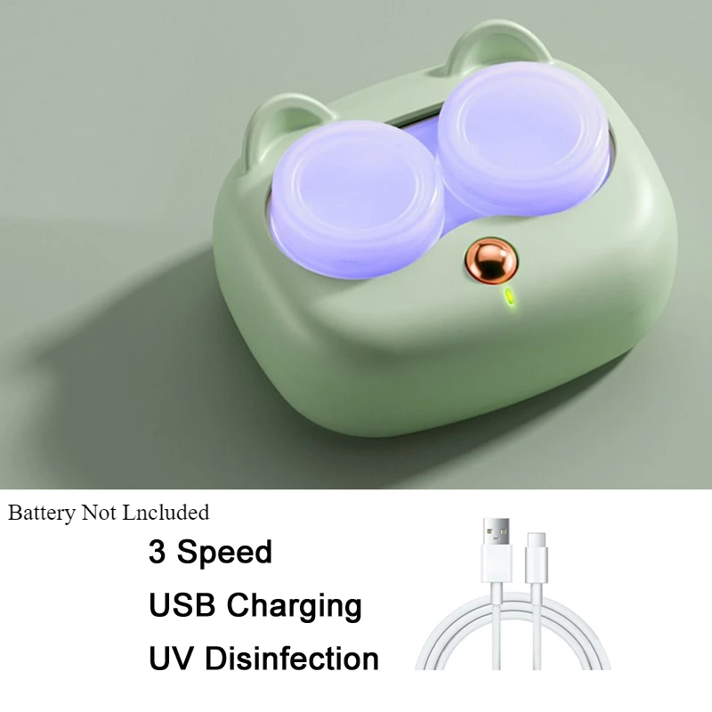 Contact Lenses Cleaner Ultrasonic With Removable Box Remove Tear Protein Cleaning Machine Portable Contact Lenses Case - Image 8