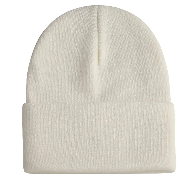 New Candy Colored Knitted Hat Winter Simple Versatile Woolen Hat For Men and Women Outdoor Warm Hat Suitable For Daily Wear - Image 2