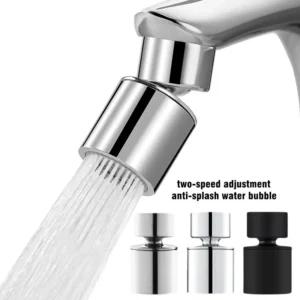 Brass New 2 Mode Washbasin Faucet Nozzle 360° Rotary Splashback Faucet Aerator Kitchen Sink Pressurized Faucet Aerator Bubbler