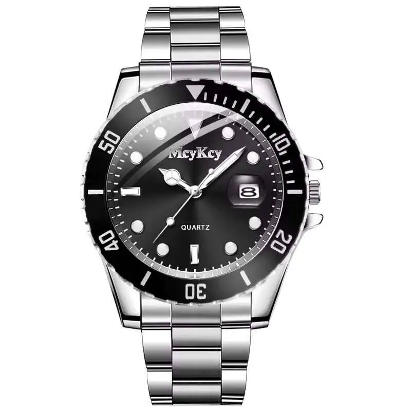 Fashion Men Business Watches Luxury Large Dial Calendar Watch Men's Quartz Wristwatch Reloj Hombre - Image 5