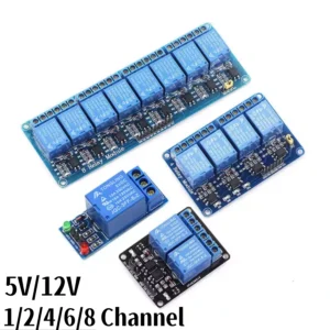 5v 12v 1 2 4 6 8 way relay module for arduino 1 2 4 6 8 channel relay module with optocoupler Relay Output In stock