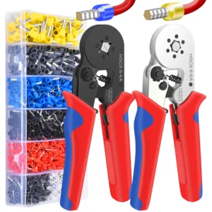Ferrule Crimping Tool HSC8 6-4/6-6 Electrical Crimper Plier For Wire End Crimp Tube Terminals Electrical Circuit Repair