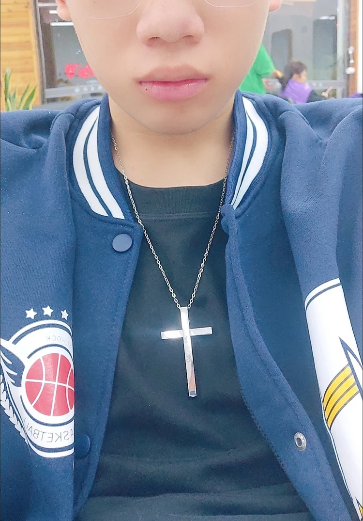 Retractable Stainless Steel Cross Necklace Men Fashion Jewelry Chains Boy EDC Gadgets For Cool Women Girls Gifts Multi Tools - Image 6