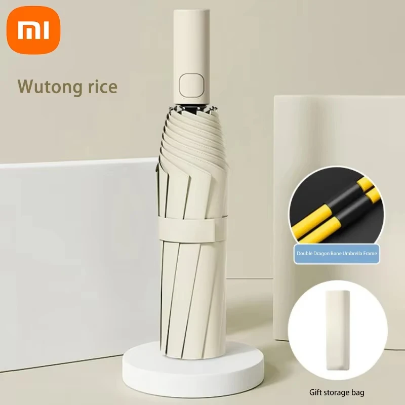 Xiaomi 24 Bone Folding Umbrella Fully Automatic Double Bone SPF 50 UV Protection Rain Resistance Strong Wind Resitance Umbrella - Image 8