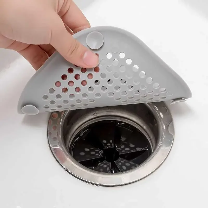 Durable Silicone Square Shower Drain Cover Prevents Sink Clogging, Shower Drain Strainer, Adsorption Sink Strainer, Convenient - Image 5