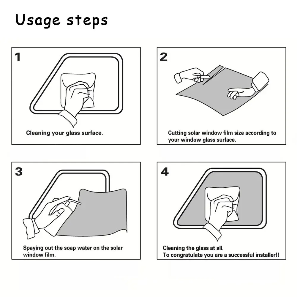 KKJOY 3M x 50cm VLT Black Car & Home Window Tint Film - UV & Solar Protector, Pearl Cotton Stick - Image 3