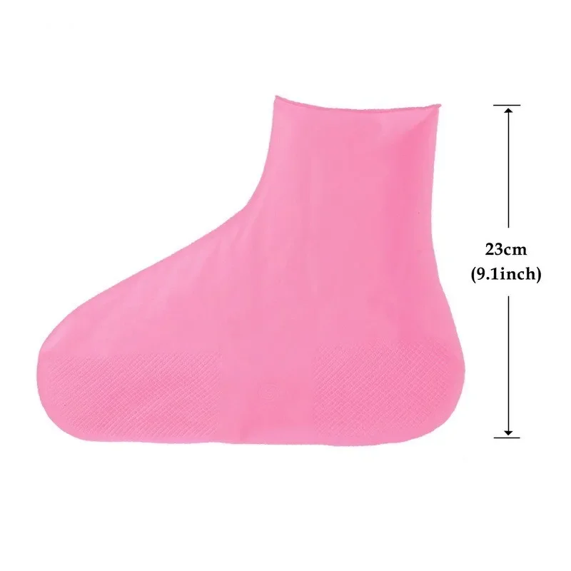 Waterproof Shoe Covers Silicone Anti-Slip Rain Boots Unisex Sneakers Protector for Outdoor Rainy Day Reusable Rain Shoe Cover - Image 18