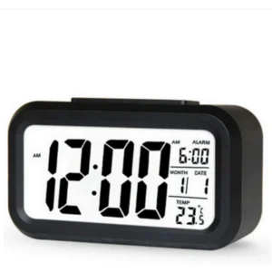 Small/Larger LED Digital Alarm Clock Backlight Snooze Mute Calendar Desktop Electronic Backlight Table Desktop Clocks