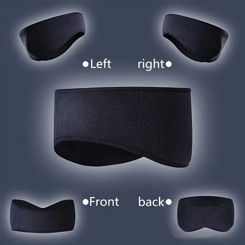 1Pcs Polar fleece Ear Warmer Muff Winter Headband Ear Muffs Headband for Men Women Running Skiing Outdoor Sports - Image 4