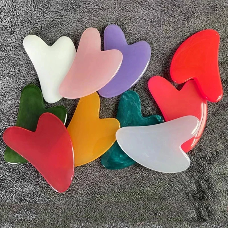 Massage Tool Guasha Beautiful Massage Beeswax Scraping Massage Scraper Face Massager Acupuncture Gua Sha For Eye Face Board SPA - Image 2