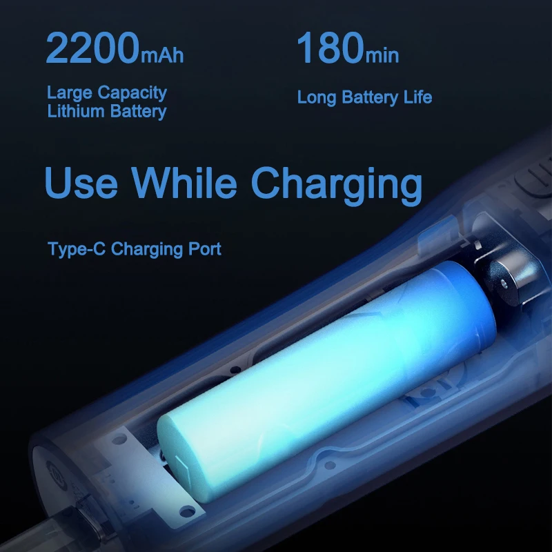 XIAOMI MIJIA Hair Trimmer Machine Hair Clipper IPX7 Waterproof Professional Cordless Electric Hair Cutting Barber Trimmers Men - Image 5