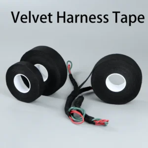 15 Meter Heat-resistant Flame Retardant Tape Coroplast Adhesive Cloth Tape For Car Cable Harness Wiring Loom Protection