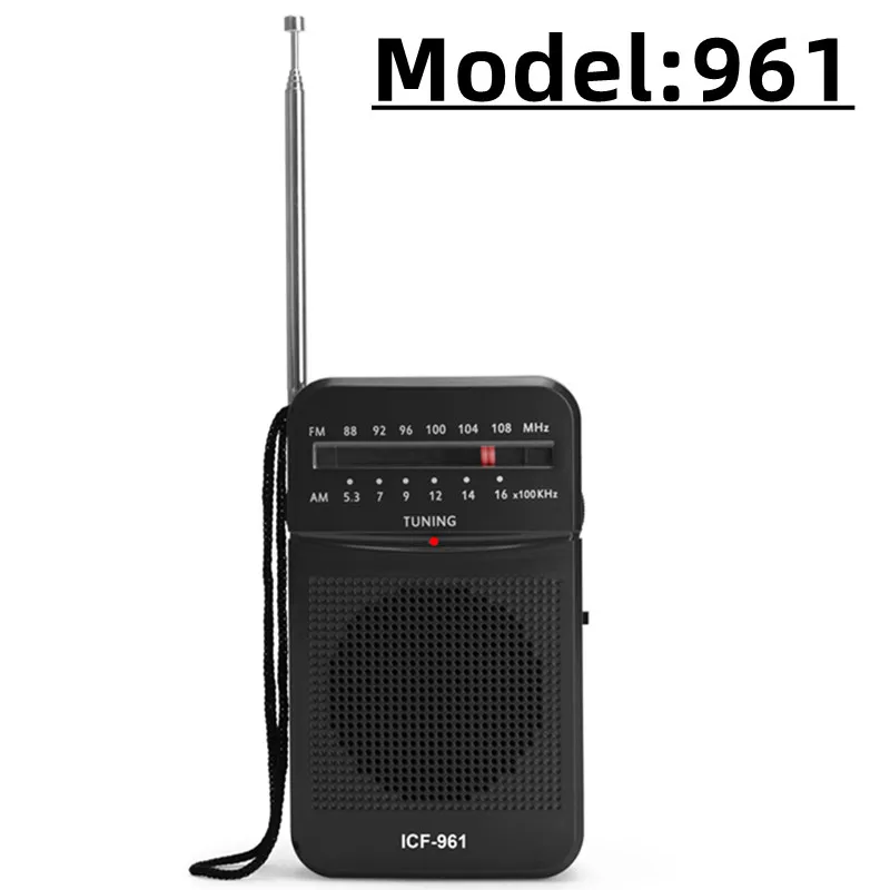 BC-R21/961/962 Mini Radio AM FM Battery Operated Portable Radio Best Reception Longest Lasting For Running Walking Home Soundbox - Image 12